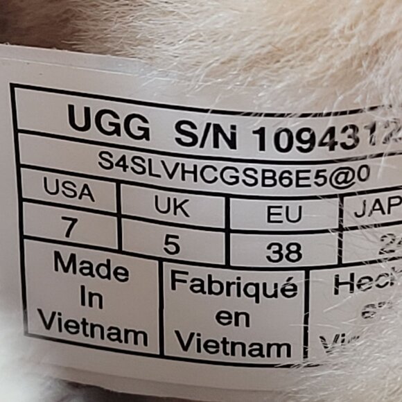 UGG Bailey Bow Corduroy Women's Brown Suede Boots S/N1094312 US Size 7 - Picture 12 of 12